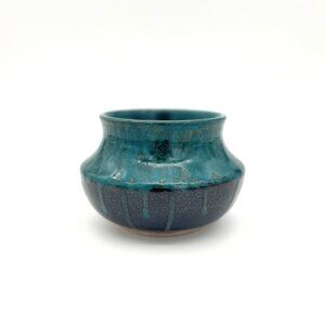 Black and Green Bowl, Handmade Ceramic - O.A.K.